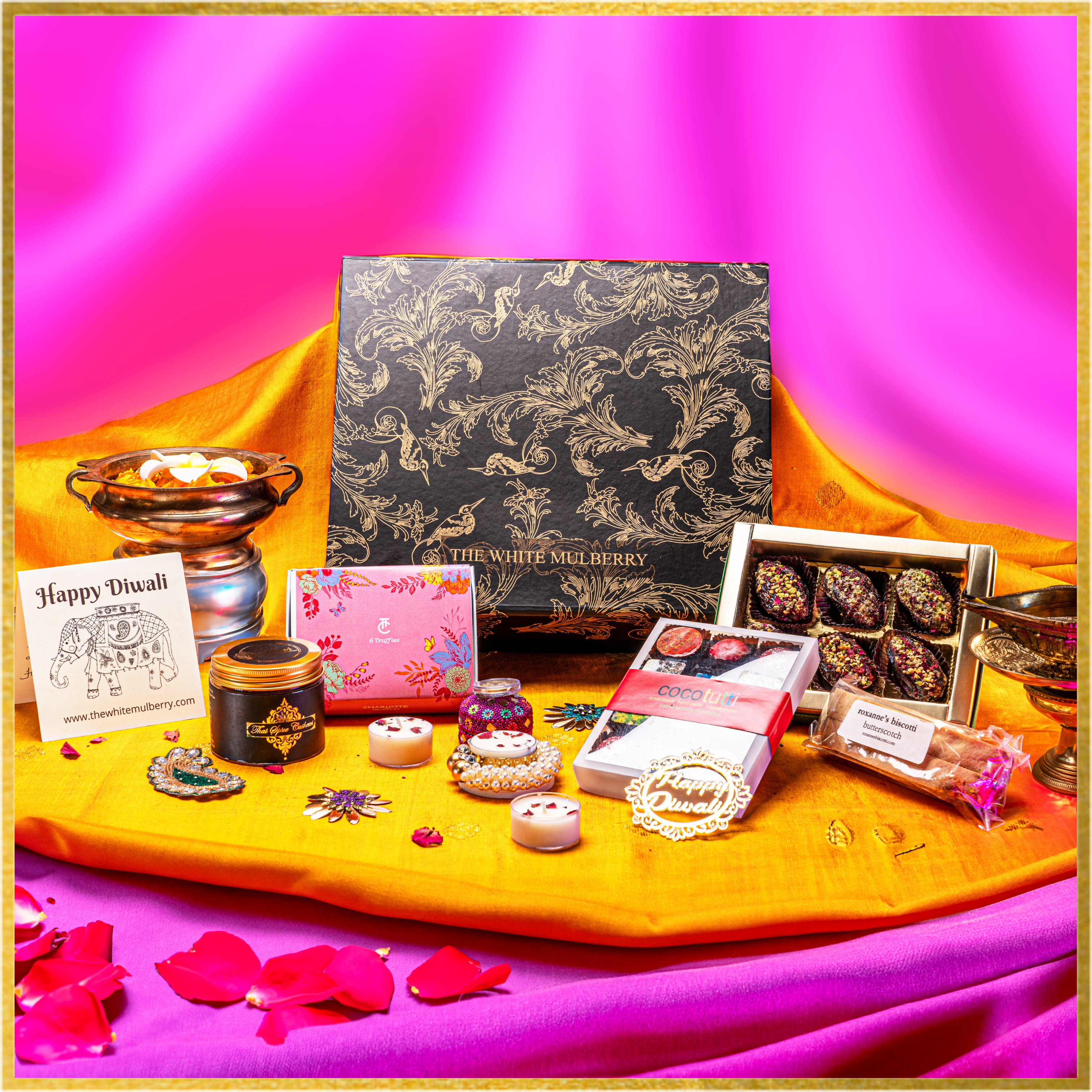 Diwali Gift | Timeless Traditions Gift Box with Silver Coin