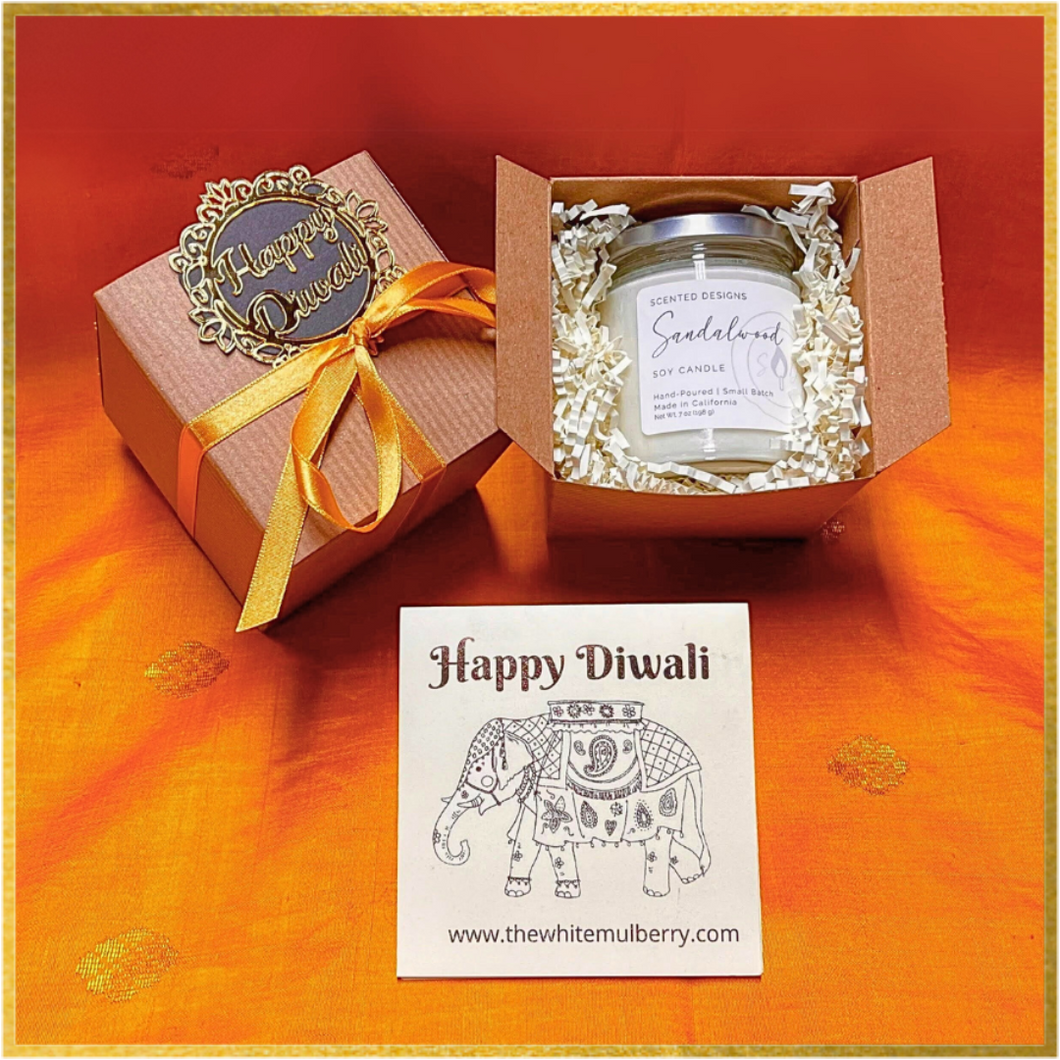 Diwali Gift | Hand-poured Scented Soy Wax Candle