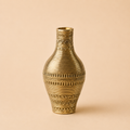 Artisanal Handcrafted Antique Brass Flower Vase