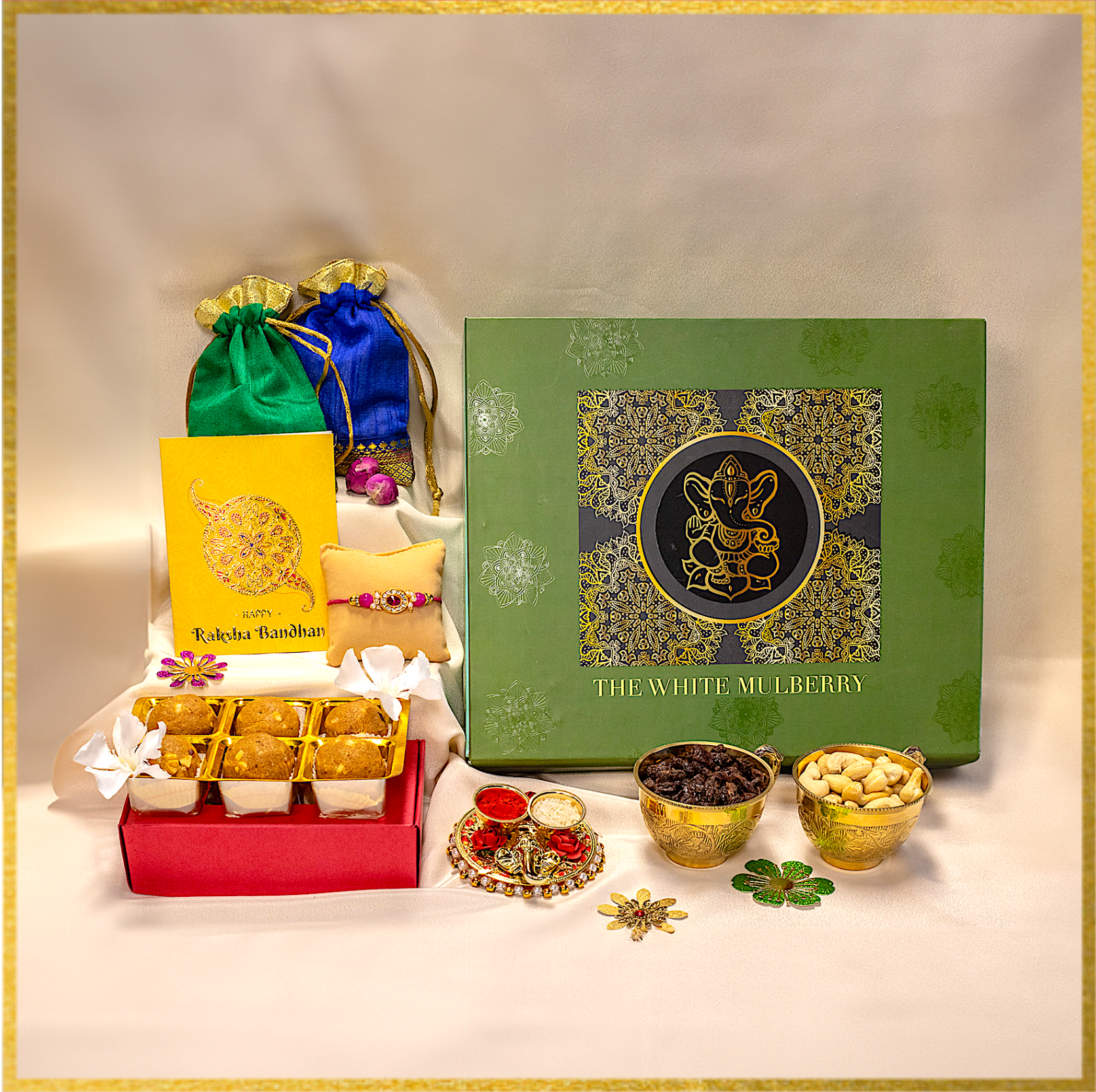 Rakhi Box: Auspicious Ganesha - Individual Rakhi