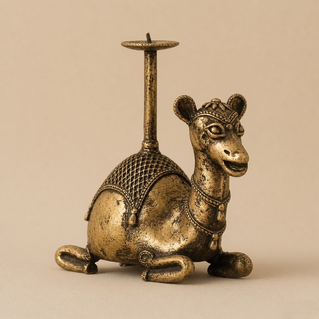 CAMEL CANDLE HOLDER