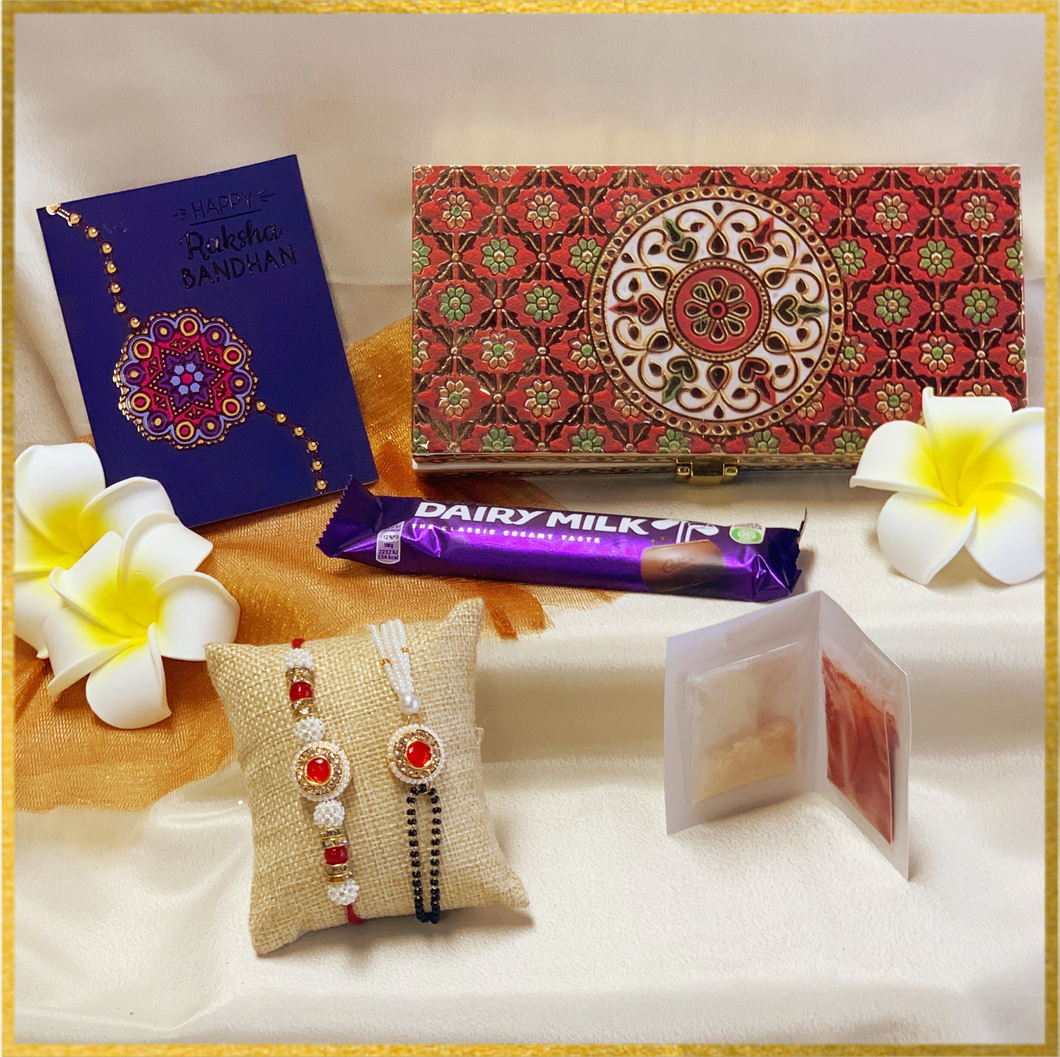 Rakhi Box: Cherished Moments - Mandala