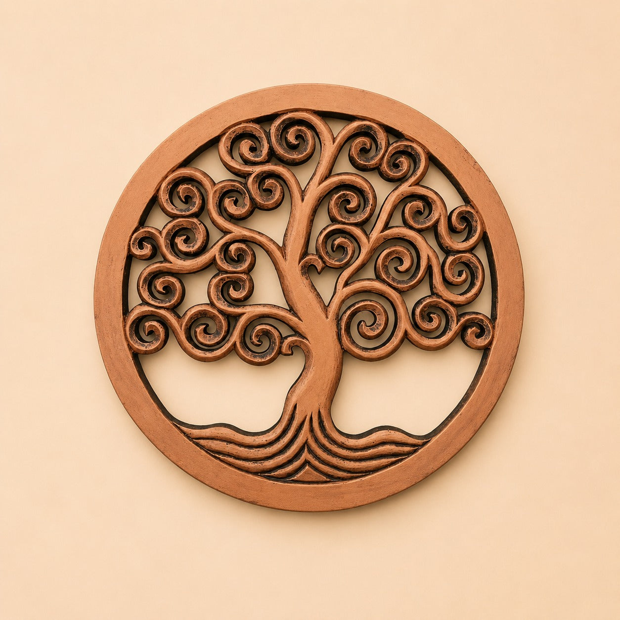 Carved Wooden Plaque