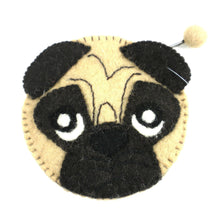 Load image into Gallery viewer, Pug Felt Clutch - Global Groove (P)
