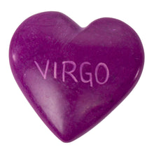 Load image into Gallery viewer, Zodiac Soapstone Hearts, Pack of 5: VIRGO
