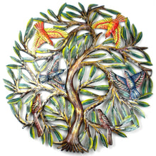 Load image into Gallery viewer, 24 inch Painted Tree with Birds - Croix des Bouquets
