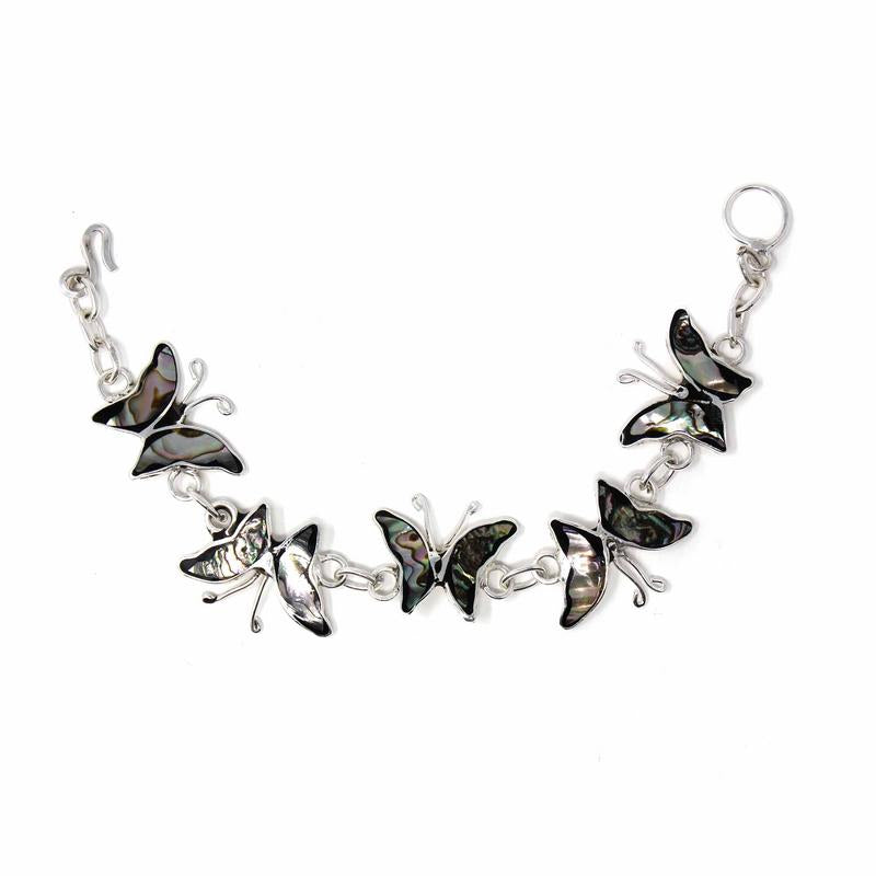 Bracelet, Abalone Butterflies