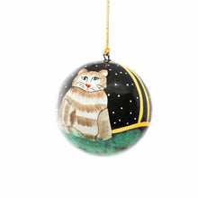 Load image into Gallery viewer, Handpainted Ornament Cat - Pack of 3
