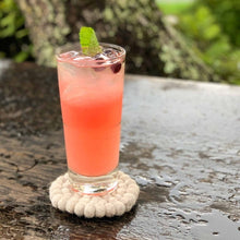 Load image into Gallery viewer, Hand Crafted Felt Ball Coasters from Nepal: 4-pack, Light Grey - Global Groove (T)
