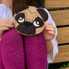Load image into Gallery viewer, Pug Felt Clutch - Global Groove (P)
