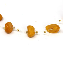 Load image into Gallery viewer, Floating Stone &amp; Maasai Bead Necklace, Pumpkin Spice
