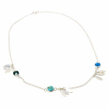 Load image into Gallery viewer, Necklace, Feathers and Turquoise
