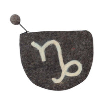 Load image into Gallery viewer, Felt Capricorn Zodiac Coin Purse - Global Groove
