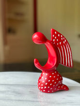 Load image into Gallery viewer, Praying Angel Soapstone Sculpture - Red Finish
