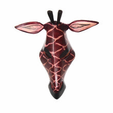 Load image into Gallery viewer, Wood Giraffe Mask
