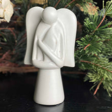Load image into Gallery viewer, Angel Soapstone Sculpture with Eternal Light
