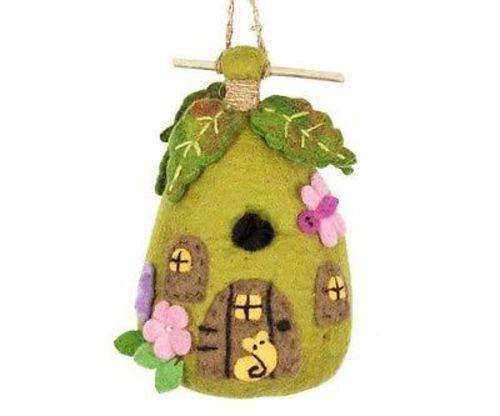 Felt Birdhouse fairy House - Wild Woolies