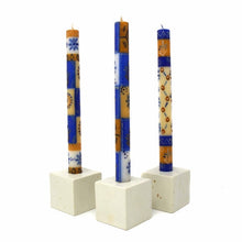 Load image into Gallery viewer, Tall Hand Painted Candles - Three in Box - Durra Design - Nobunto
