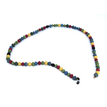 Load image into Gallery viewer, Face Mask/Eyeglass Paper Bead Chain, Colorful Round Beads
