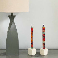 Load image into Gallery viewer, Set of Three Boxed Tall Hand-Painted Candles - Indaeuko Design - Nobunto
