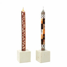 Load image into Gallery viewer, Tall Hand Painted Candles - Pair - Akono Design - Nobunto
