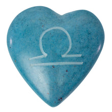 Load image into Gallery viewer, Zodiac Soapstone Hearts, Pack of 5: LIBRA
