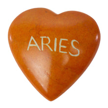 Load image into Gallery viewer, Zodiac Soapstone Hearts, Pack of 5: ARIES
