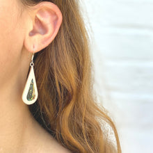 Load image into Gallery viewer, Teardrop Abalone and Mother of Pearl Drop Earrings
