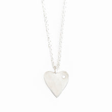 Load image into Gallery viewer, Silverpolished Heart Necklace
