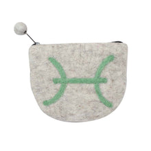 Load image into Gallery viewer, Felt Pisces Zodiac Coin Purse - Global Groove
