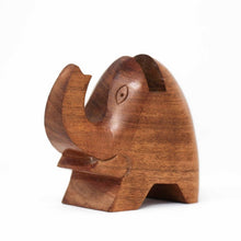 Load image into Gallery viewer, Elephant Eyeglass Acacia Wood Stand
