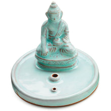 Load image into Gallery viewer, Incense Burner Celadon Buddha - Tibet Collection
