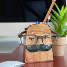 Load image into Gallery viewer, Moustache Eyeglass and Pen holder Combo
