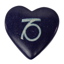 Load image into Gallery viewer, Zodiac Soapstone Hearts, Pack of 5: CAPRICORN
