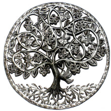 Load image into Gallery viewer, Celtic Spring Tree of Life Ringed Haitian Steel Drum Wall Art
