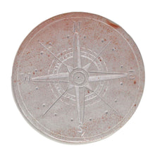 Load image into Gallery viewer, Compass Soapstone Sculpture, Light Gray Stone
