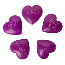 Load image into Gallery viewer, Zodiac Soapstone Hearts, Pack of 5: VIRGO
