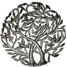Load image into Gallery viewer, Double Tree of Life Metal Wall Art 24-inch Diameter - Croix des Bouquets
