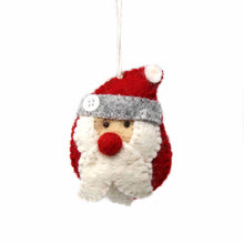 Load image into Gallery viewer, Hand Felted Christmas Ornament: Santa - Global Groove (H)
