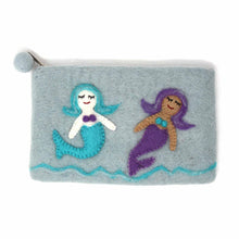 Load image into Gallery viewer, Hand Crafted Felt: Mermaid Pouch
