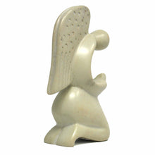 Load image into Gallery viewer, Praying Angel Soapstone Sculpture - Natural Stone
