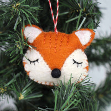 Load image into Gallery viewer, Christmas Ornament: Fox - Global Groove (H)

