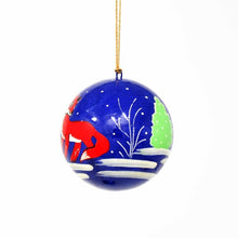 Load image into Gallery viewer, Handpainted Ornament Fox - Pack of 3
