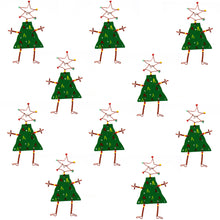 Load image into Gallery viewer, Set of 10 Dancing Girl Christmas Tree Pins - Creative Alternatives

