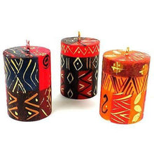 Load image into Gallery viewer, Set of Three Boxed Hand-Painted Candles - Bongazi Design - Nobunto
