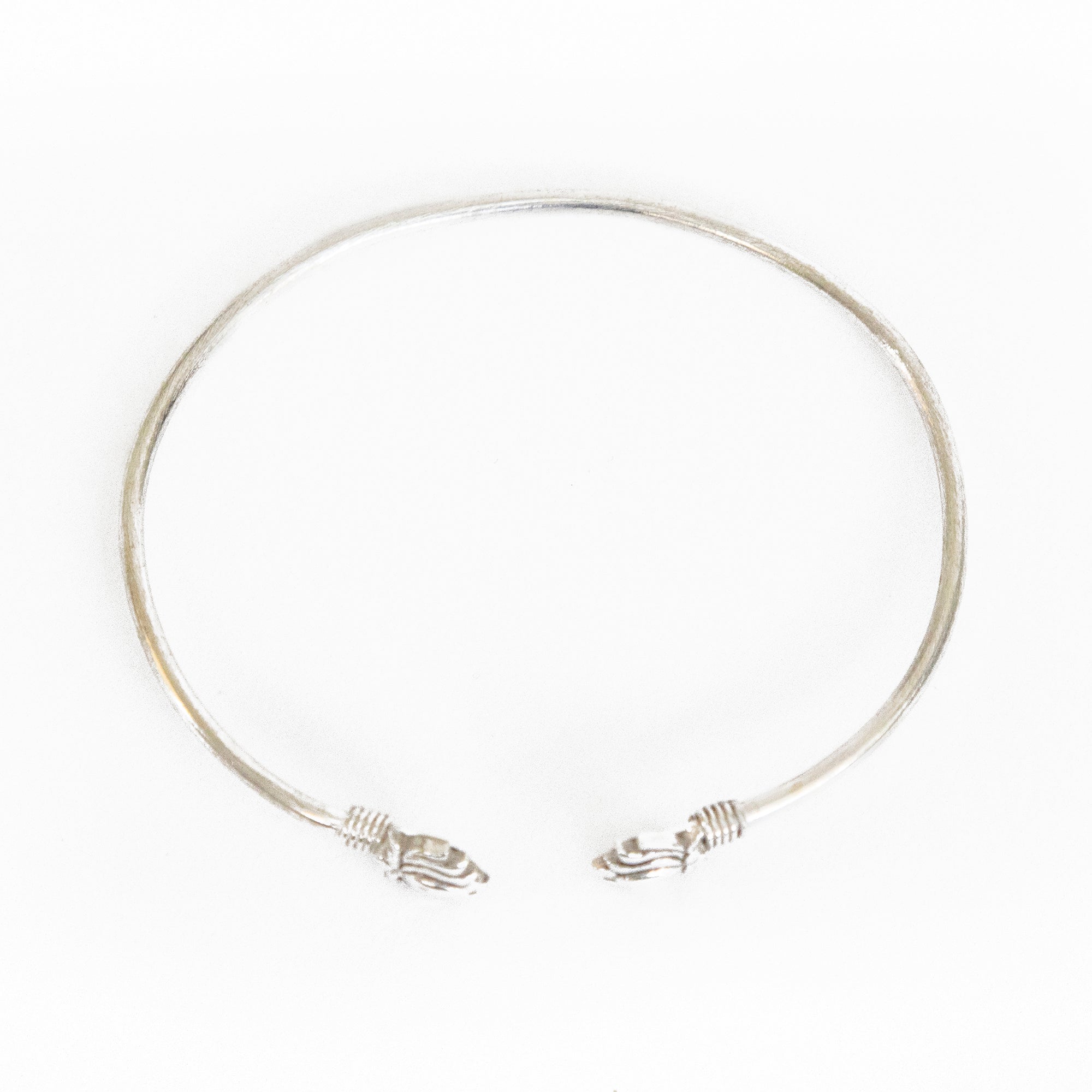 Double Lotus Cuff Bracelet