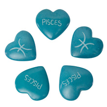 Load image into Gallery viewer, Zodiac Soapstone Hearts, Pack of 5: PISCES
