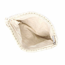 Load image into Gallery viewer, Macrame Clutch with Tassel, Cream
