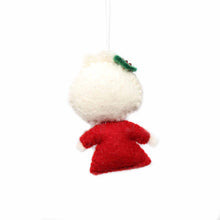 Load image into Gallery viewer, Hand Felted Christmas Ornament: Mrs. Claus - Global Groove (H)
