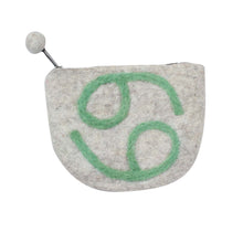 Load image into Gallery viewer, Felt Cancer Zodiac Coin Purse - Global Groove
